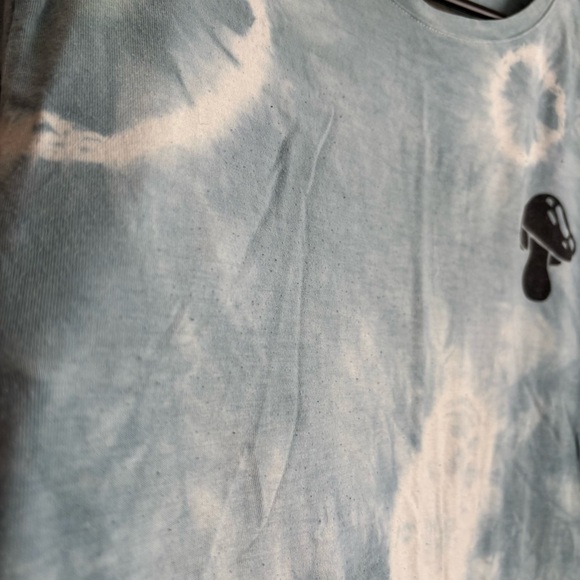 Blue Short Sleeve Tie-Dye Tee - Picture 3 of 7